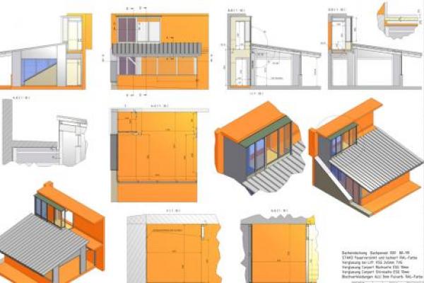 Planungsarbeiten für Garagenanbau