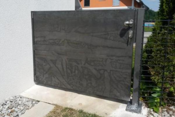 Gartengestaltung mit Corten-Stahl