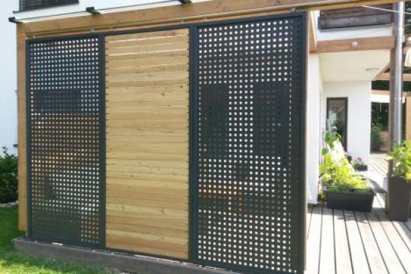 Windschutz-Schiebelemente