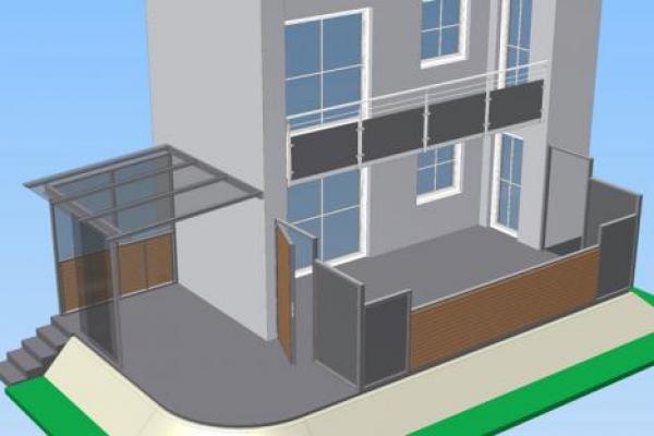 Gartenabtrennung als Sicht- und Windschutz