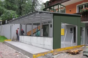 Planungsarbeiten für Garagenanbau
