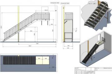 Fluchttreppe verzinkt