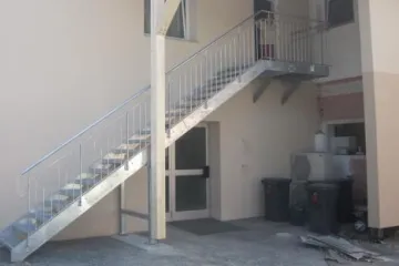Fluchttreppe verzinkt