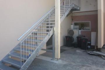 Fluchttreppe verzinkt