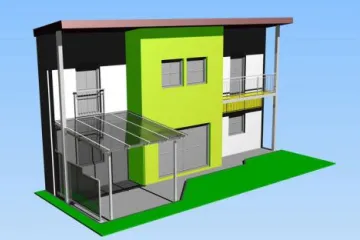Niro-Terrassenüberdachung mit UG-Markise