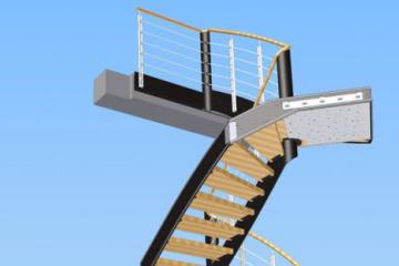 2- Geschoßiger Stiegenaufgang